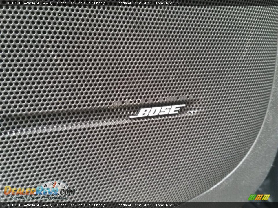 2011 GMC Acadia SLT AWD Carbon Black Metallic / Ebony Photo #14