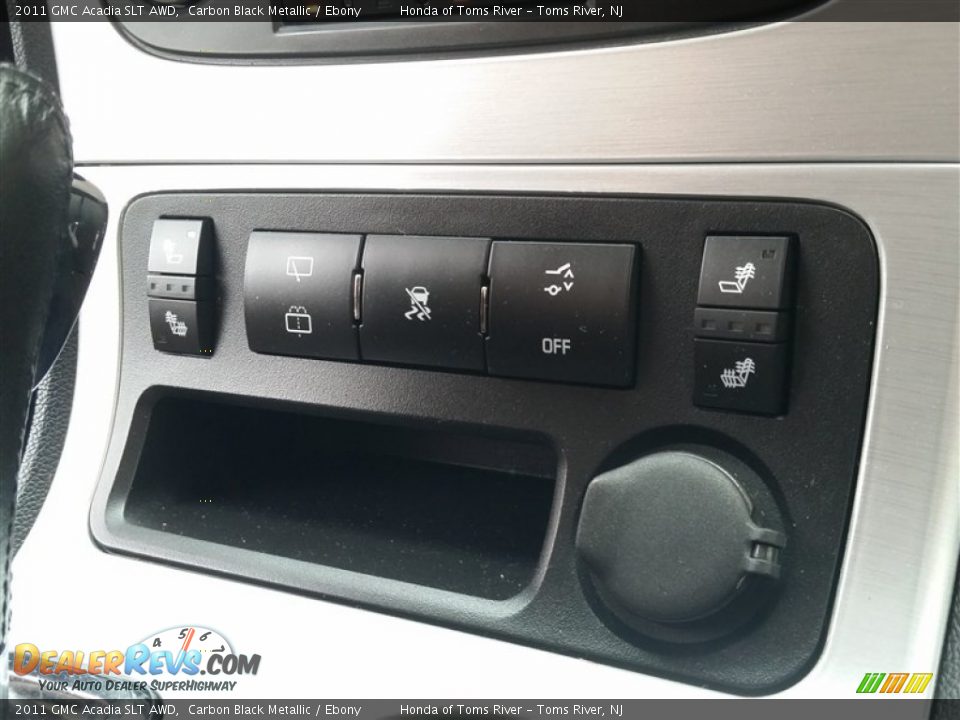 2011 GMC Acadia SLT AWD Carbon Black Metallic / Ebony Photo #20