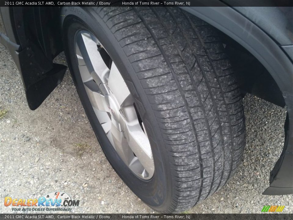 2011 GMC Acadia SLT AWD Carbon Black Metallic / Ebony Photo #26