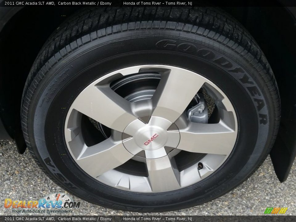 2011 GMC Acadia SLT AWD Carbon Black Metallic / Ebony Photo #27