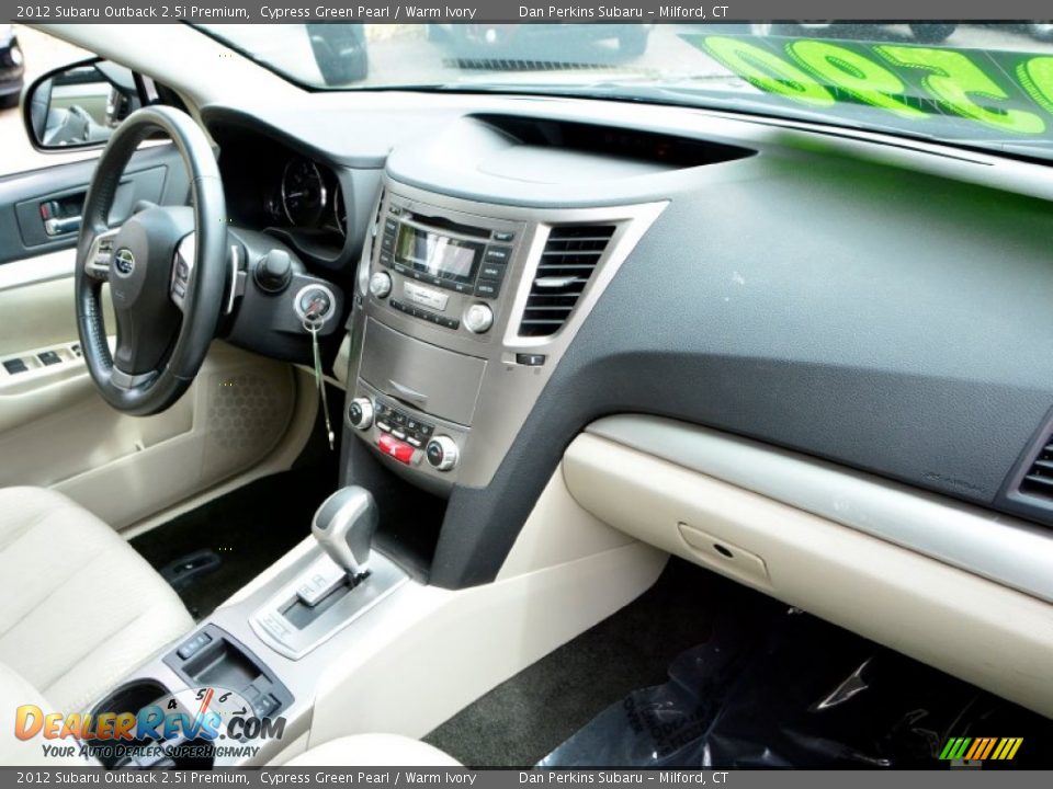 2012 Subaru Outback 2.5i Premium Cypress Green Pearl / Warm Ivory Photo #9