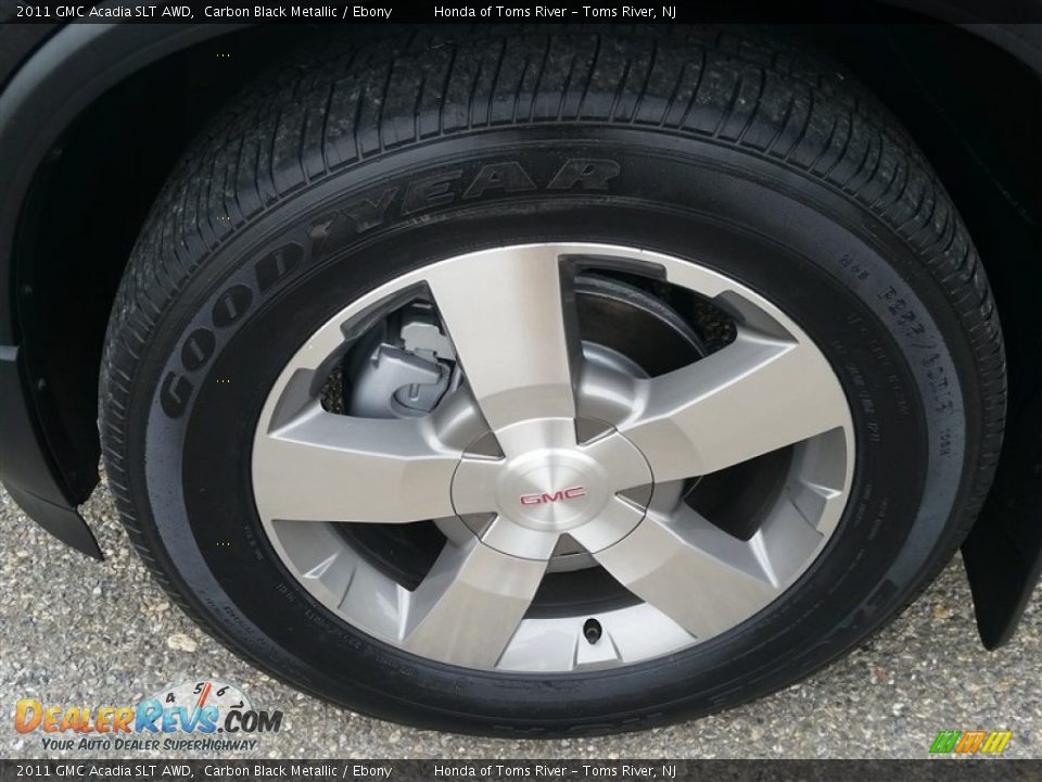 2011 GMC Acadia SLT AWD Carbon Black Metallic / Ebony Photo #30