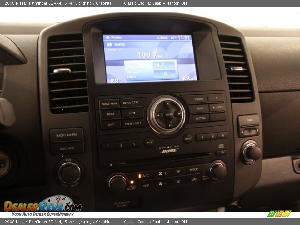 2008 Nissan Pathfinder SE 4x4 Silver Lightning / Graphite Photo #7