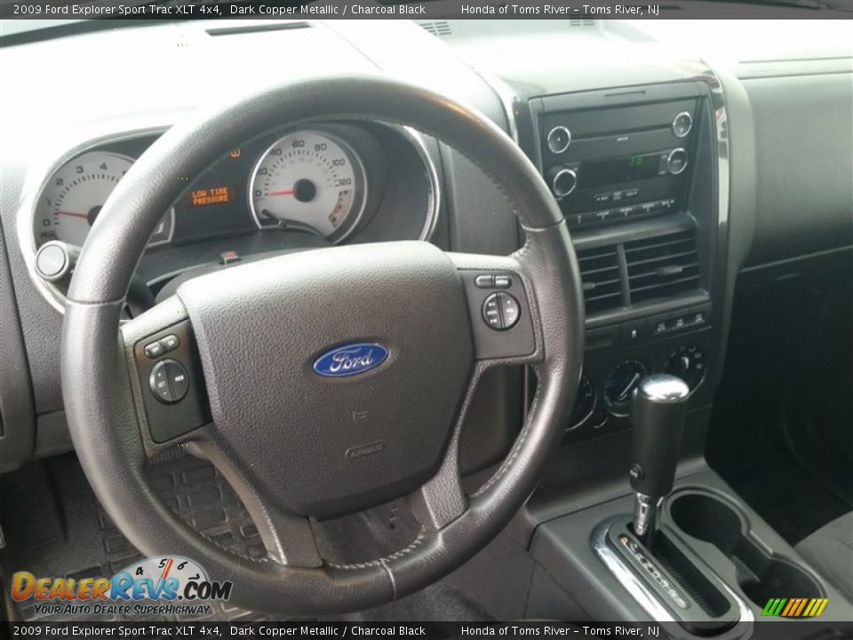 2009 Ford Explorer Sport Trac XLT 4x4 Dark Copper Metallic / Charcoal Black Photo #13