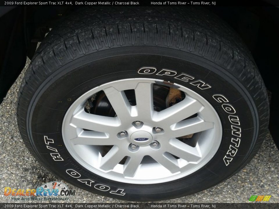 2009 Ford Explorer Sport Trac XLT 4x4 Dark Copper Metallic / Charcoal Black Photo #24