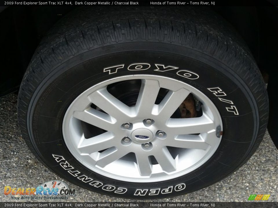 2009 Ford Explorer Sport Trac XLT 4x4 Dark Copper Metallic / Charcoal Black Photo #25