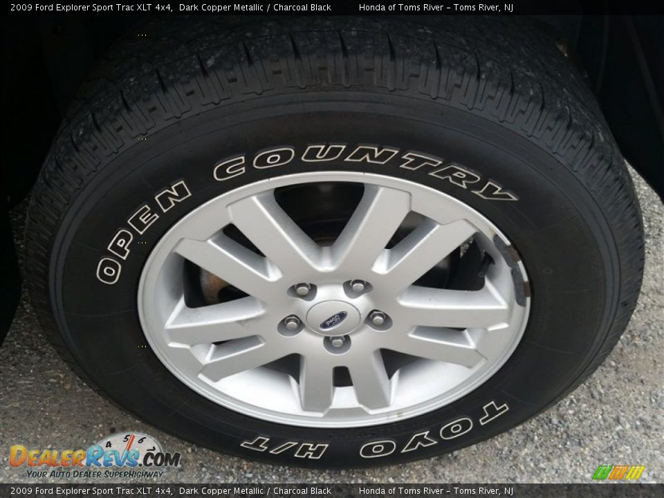 2009 Ford Explorer Sport Trac XLT 4x4 Dark Copper Metallic / Charcoal Black Photo #27