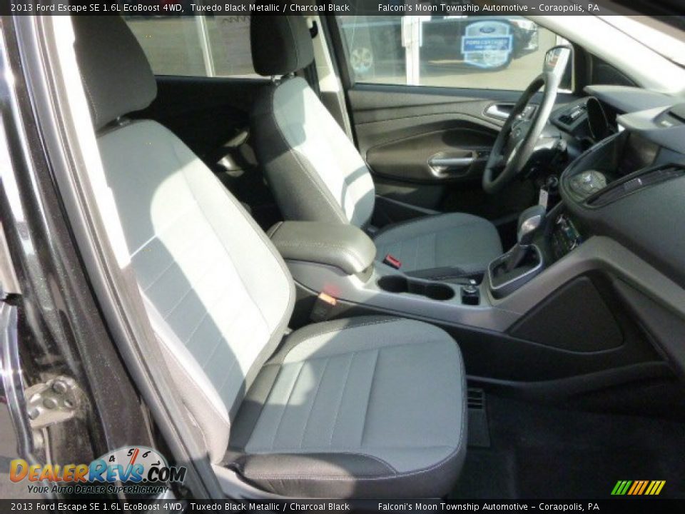 2013 Ford Escape SE 1.6L EcoBoost 4WD Tuxedo Black Metallic / Charcoal Black Photo #10