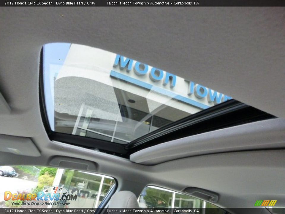 2012 Honda Civic EX Sedan Dyno Blue Pearl / Gray Photo #20