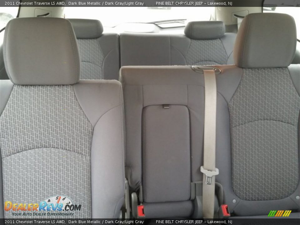 2011 Chevrolet Traverse LS AWD Dark Blue Metallic / Dark Gray/Light Gray Photo #12