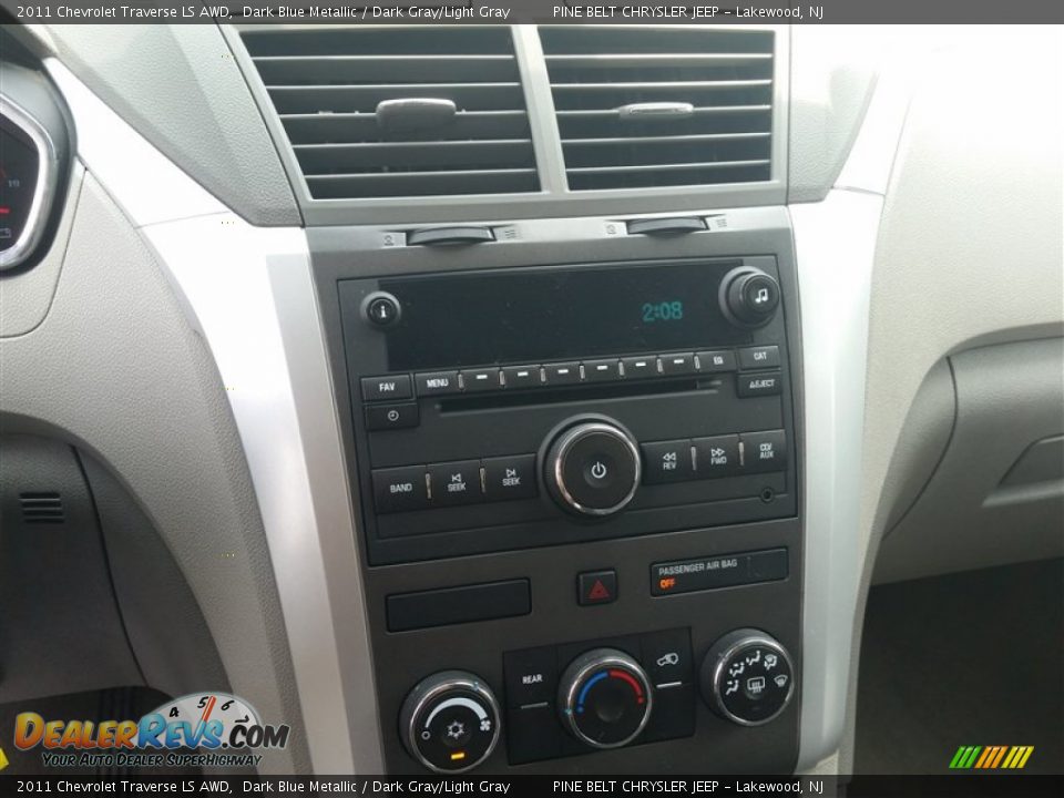 2011 Chevrolet Traverse LS AWD Dark Blue Metallic / Dark Gray/Light Gray Photo #17
