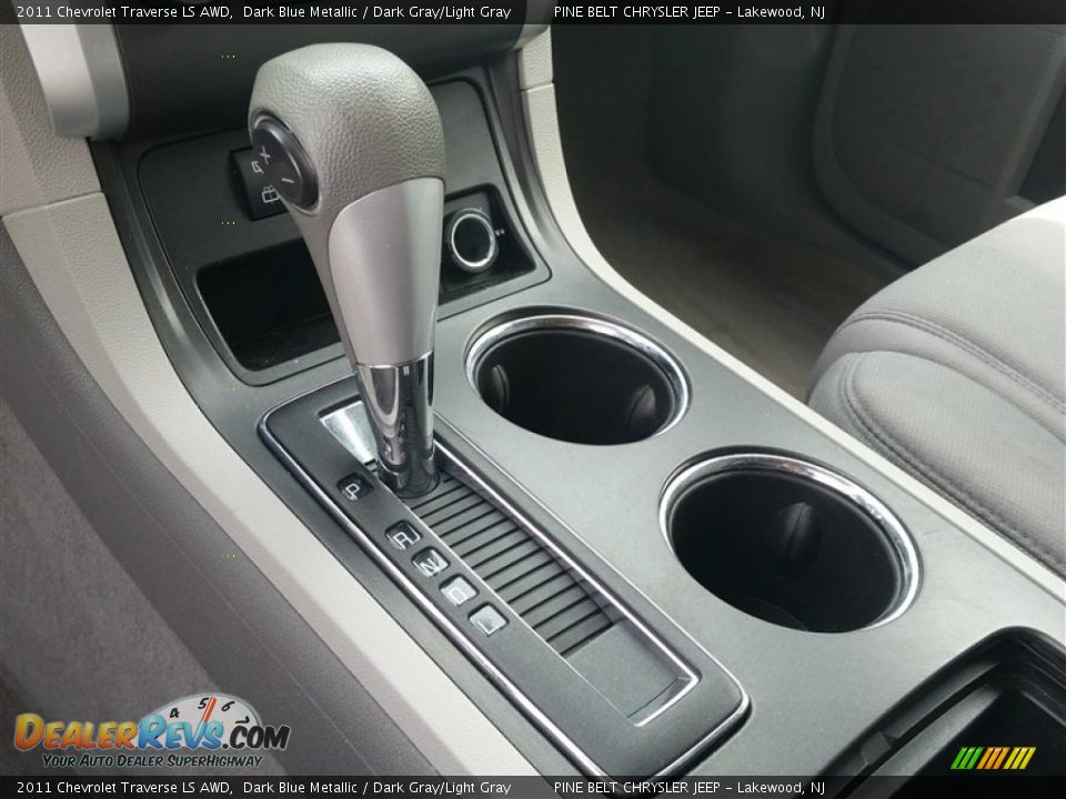 2011 Chevrolet Traverse LS AWD Dark Blue Metallic / Dark Gray/Light Gray Photo #18