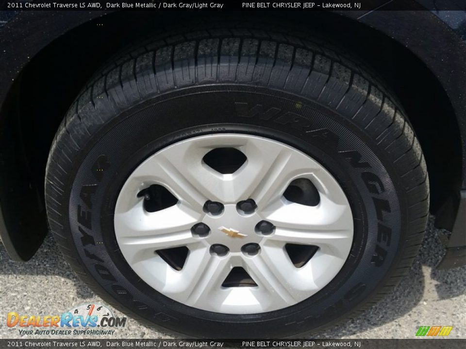 2011 Chevrolet Traverse LS AWD Dark Blue Metallic / Dark Gray/Light Gray Photo #21