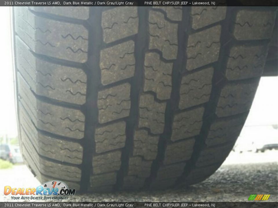 2011 Chevrolet Traverse LS AWD Dark Blue Metallic / Dark Gray/Light Gray Photo #23
