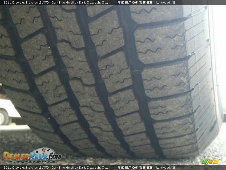 2011 Chevrolet Traverse LS AWD Dark Blue Metallic / Dark Gray/Light Gray Photo #25