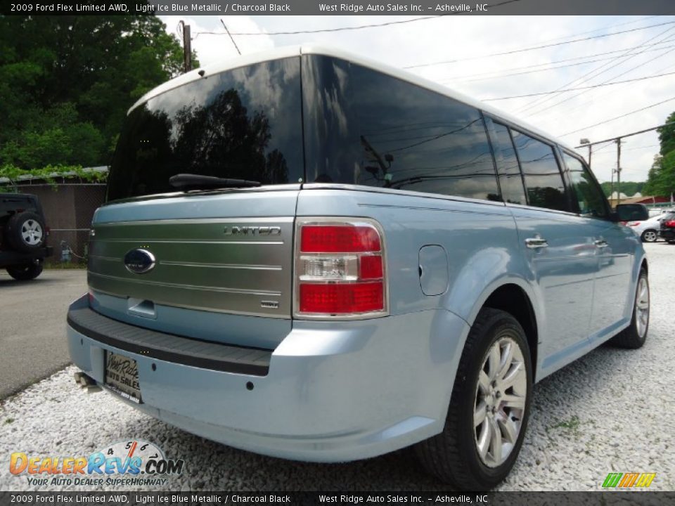 2009 Ford Flex Limited AWD Light Ice Blue Metallic / Charcoal Black Photo #3
