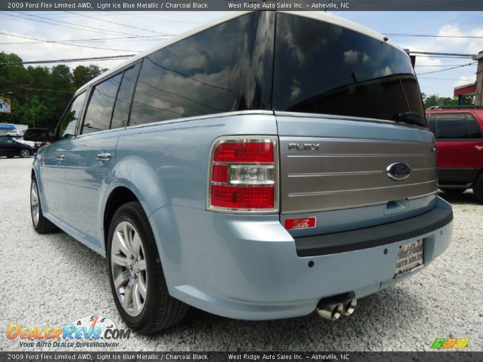 2009 Ford Flex Limited AWD Light Ice Blue Metallic / Charcoal Black Photo #5