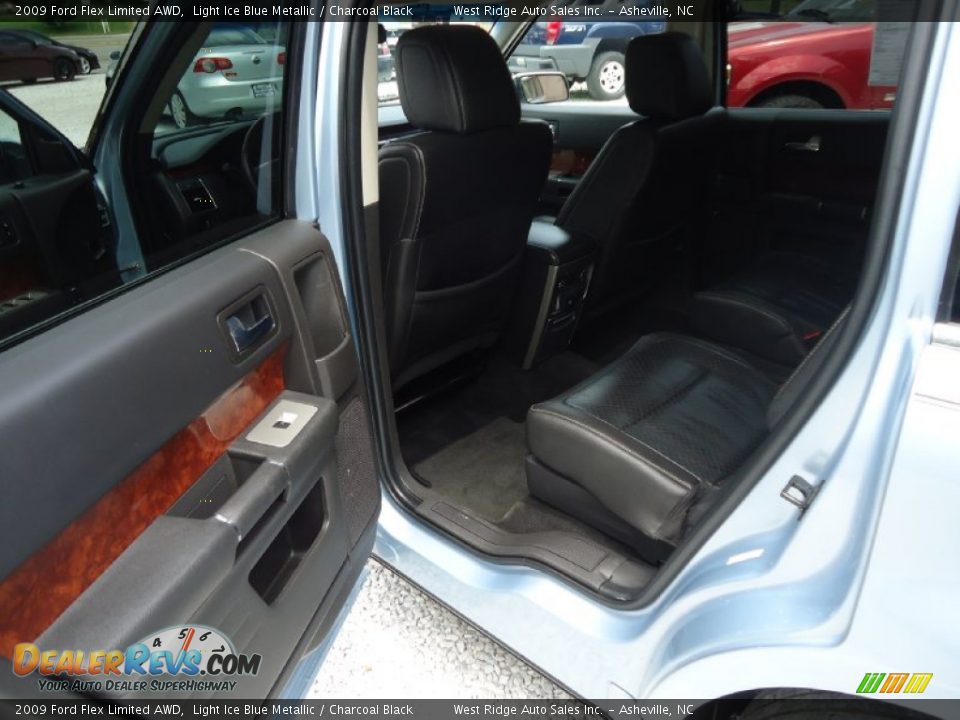 2009 Ford Flex Limited AWD Light Ice Blue Metallic / Charcoal Black Photo #10