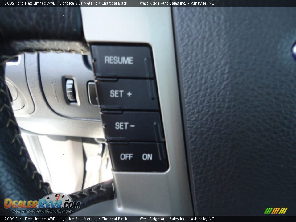 2009 Ford Flex Limited AWD Light Ice Blue Metallic / Charcoal Black Photo #24
