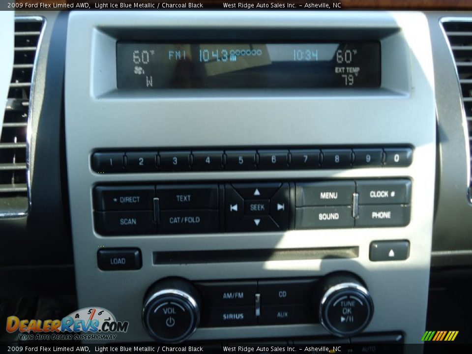 2009 Ford Flex Limited AWD Light Ice Blue Metallic / Charcoal Black Photo #28