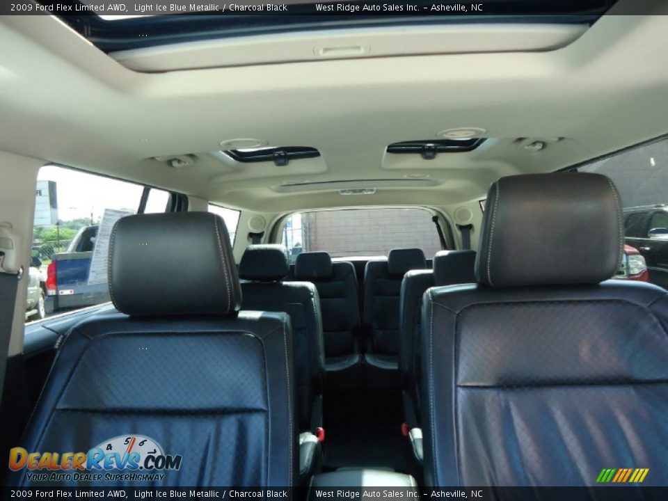 2009 Ford Flex Limited AWD Light Ice Blue Metallic / Charcoal Black Photo #33
