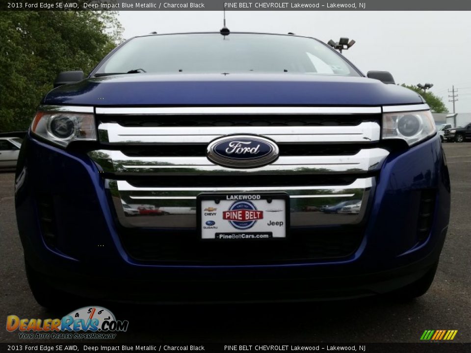 2013 Ford Edge SE AWD Deep Impact Blue Metallic / Charcoal Black Photo #2