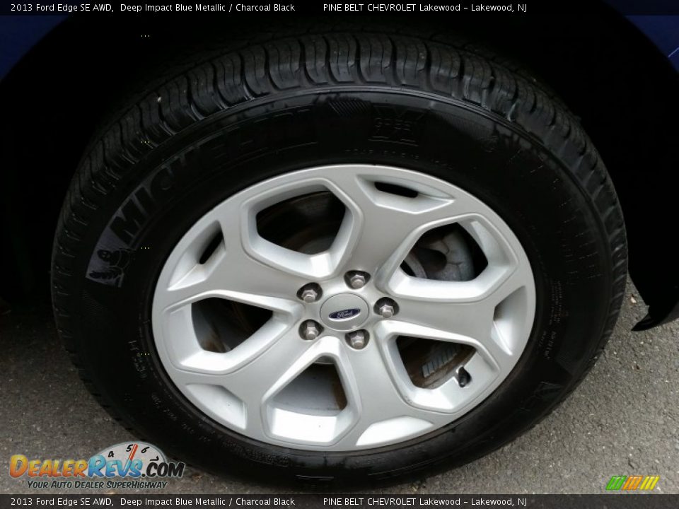 2013 Ford Edge SE AWD Deep Impact Blue Metallic / Charcoal Black Photo #4