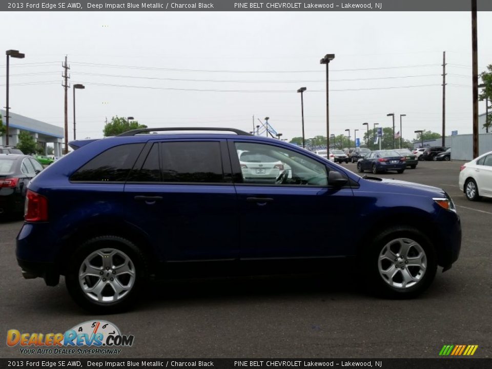 2013 Ford Edge SE AWD Deep Impact Blue Metallic / Charcoal Black Photo #5