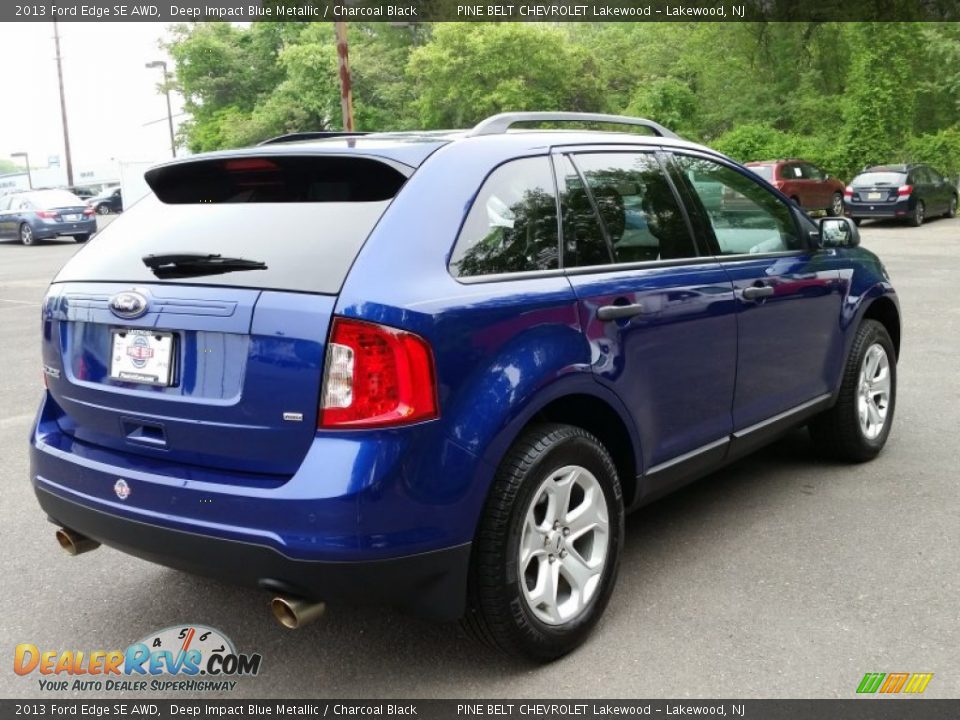 2013 Ford Edge SE AWD Deep Impact Blue Metallic / Charcoal Black Photo #7