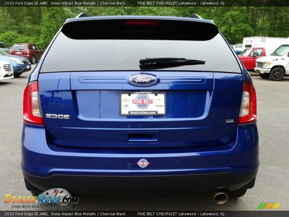 2013 Ford Edge SE AWD Deep Impact Blue Metallic / Charcoal Black Photo #8