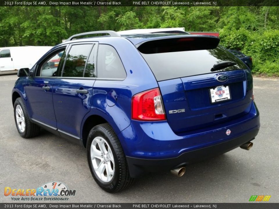 2013 Ford Edge SE AWD Deep Impact Blue Metallic / Charcoal Black Photo #11