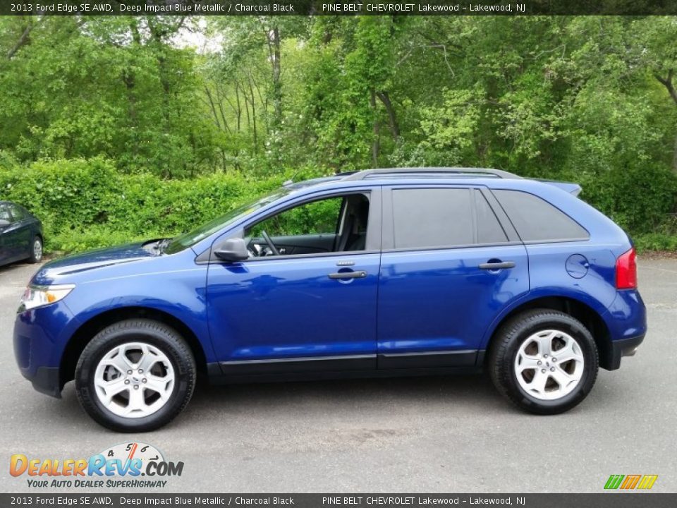 2013 Ford Edge SE AWD Deep Impact Blue Metallic / Charcoal Black Photo #12