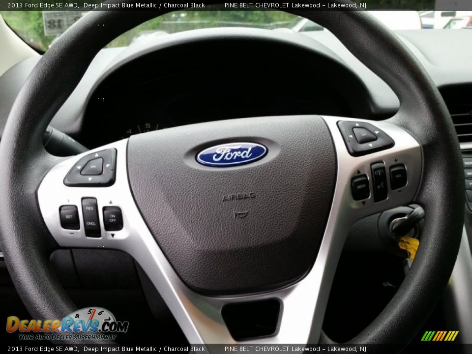 2013 Ford Edge SE AWD Deep Impact Blue Metallic / Charcoal Black Photo #15