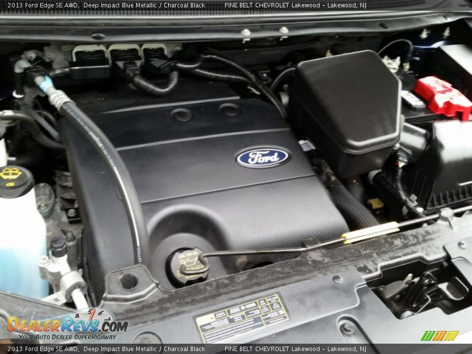 2013 Ford Edge SE AWD Deep Impact Blue Metallic / Charcoal Black Photo #21