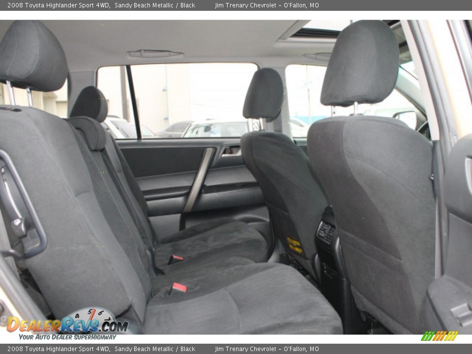 2008 Toyota Highlander Sport 4WD Sandy Beach Metallic / Black Photo #9