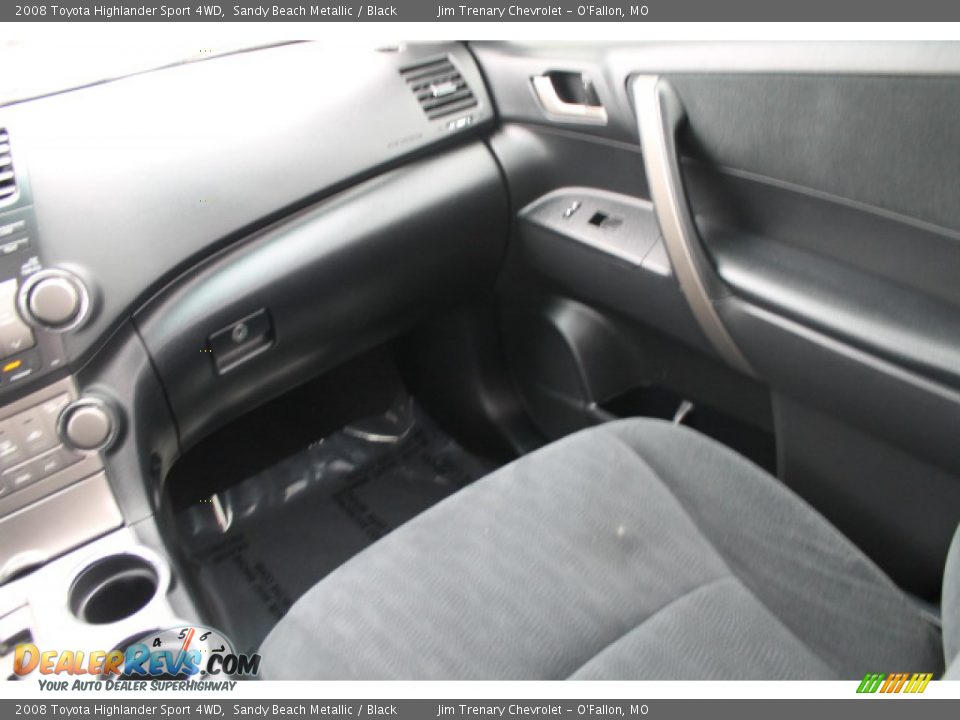 2008 Toyota Highlander Sport 4WD Sandy Beach Metallic / Black Photo #13