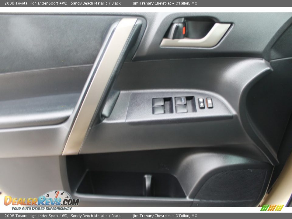 2008 Toyota Highlander Sport 4WD Sandy Beach Metallic / Black Photo #15