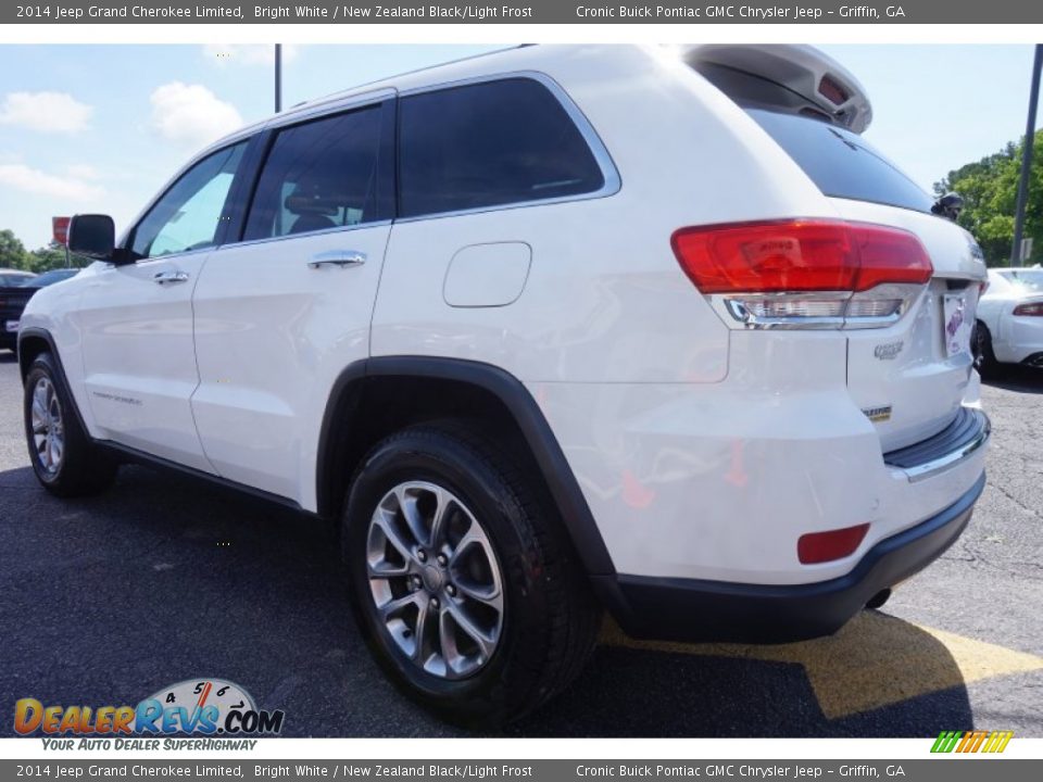 2014 Jeep Grand Cherokee Limited Bright White / New Zealand Black/Light Frost Photo #5