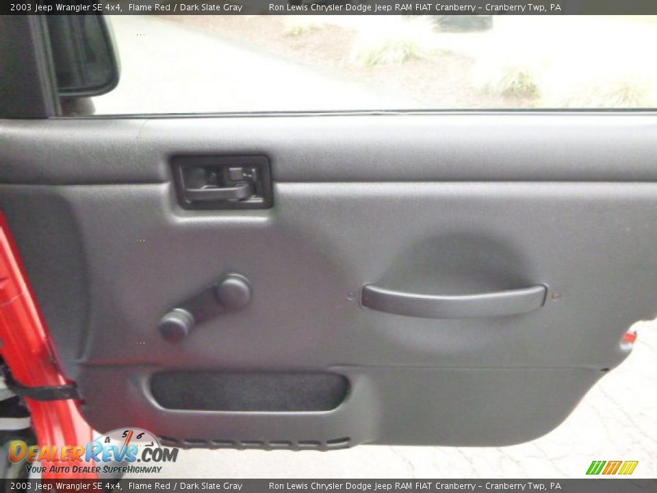2003 Jeep Wrangler SE 4x4 Flame Red / Dark Slate Gray Photo #14