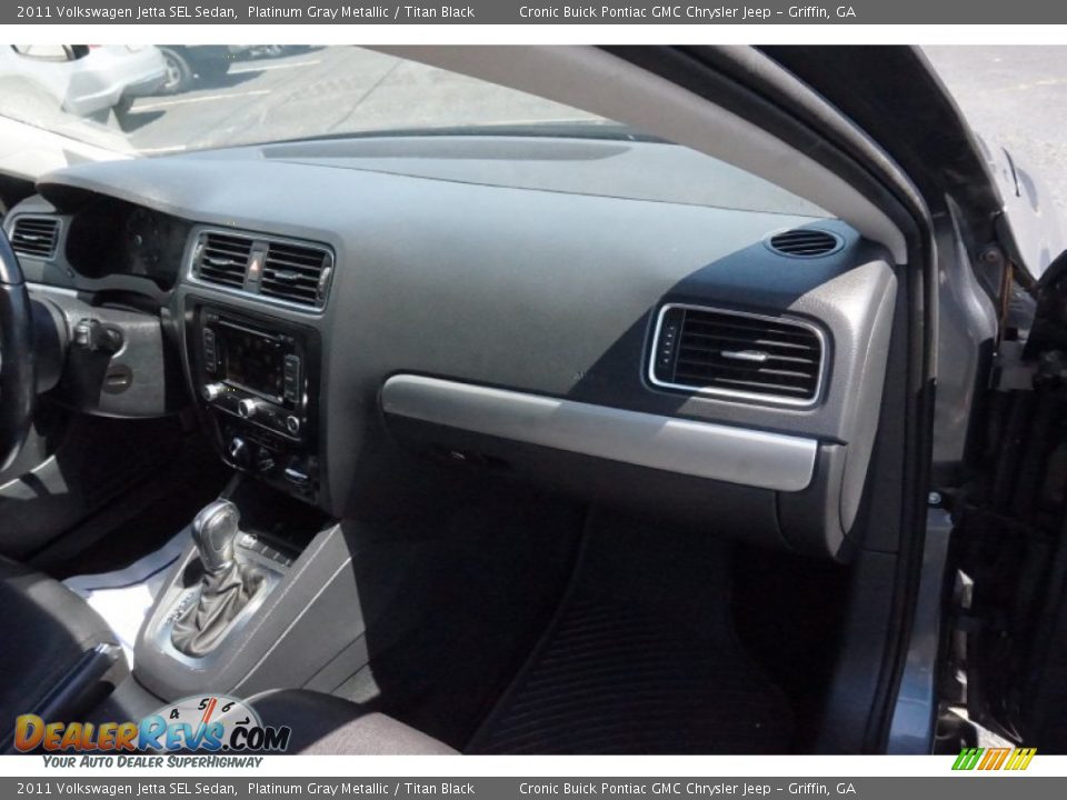 2011 Volkswagen Jetta SEL Sedan Platinum Gray Metallic / Titan Black Photo #18