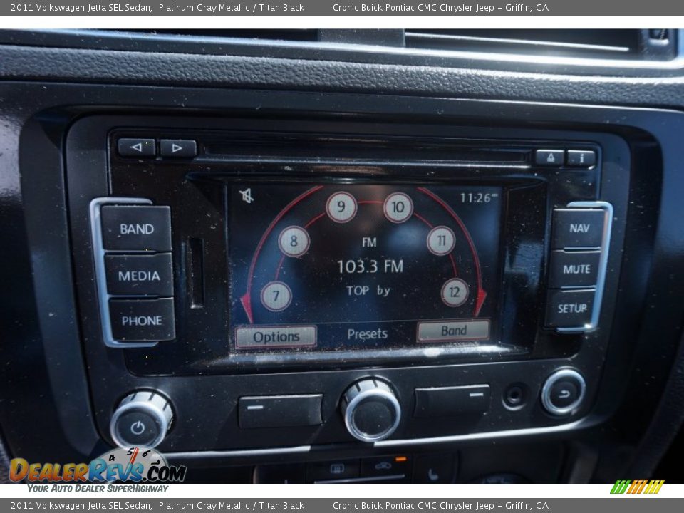 2011 Volkswagen Jetta SEL Sedan Platinum Gray Metallic / Titan Black Photo #21