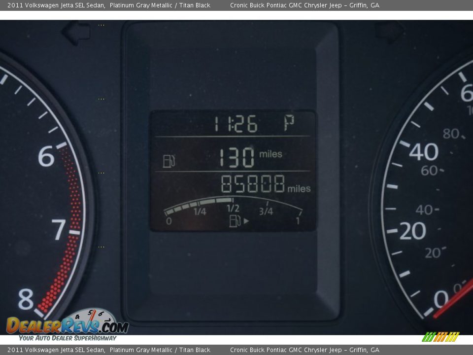 2011 Volkswagen Jetta SEL Sedan Platinum Gray Metallic / Titan Black Photo #22