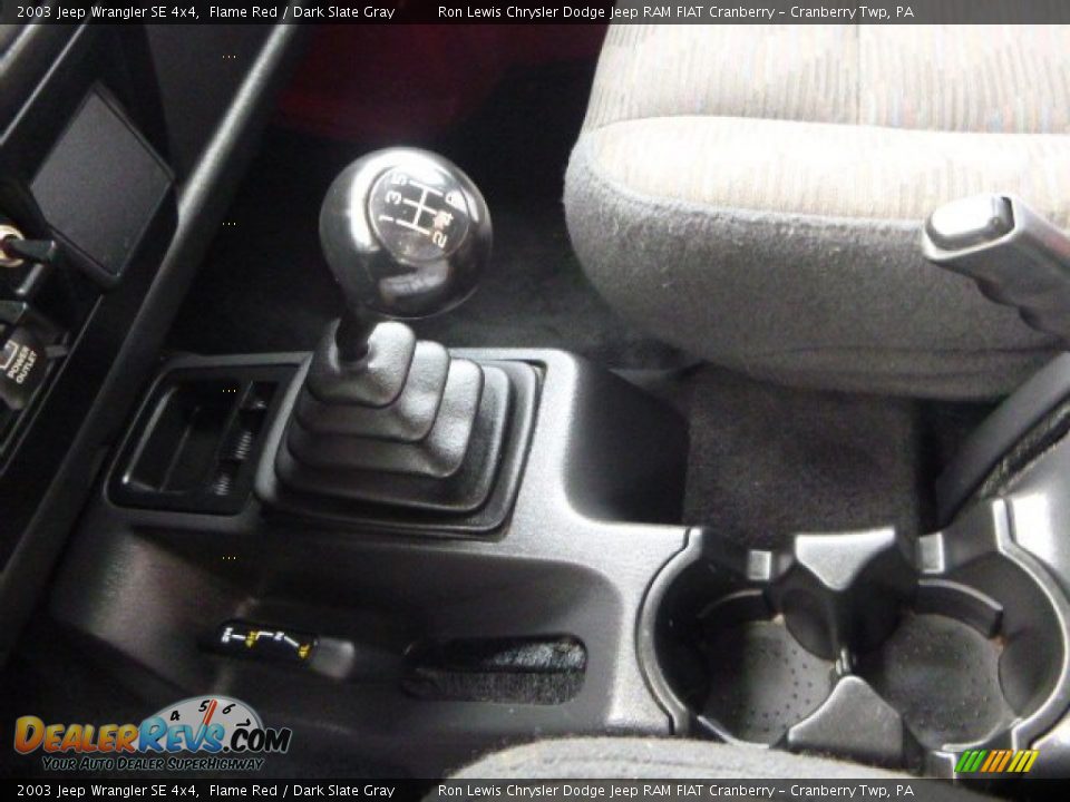 2003 Jeep Wrangler SE 4x4 Flame Red / Dark Slate Gray Photo #19