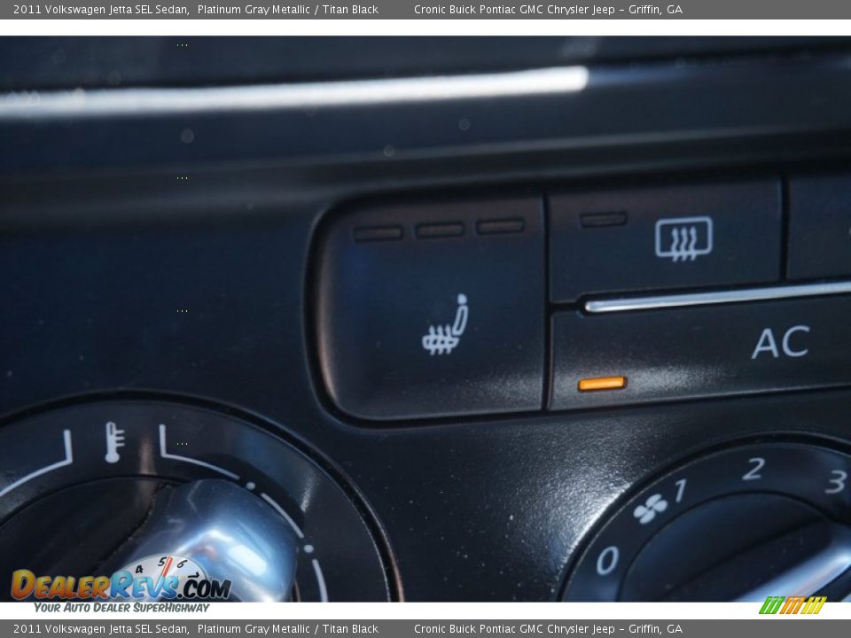 2011 Volkswagen Jetta SEL Sedan Platinum Gray Metallic / Titan Black Photo #24