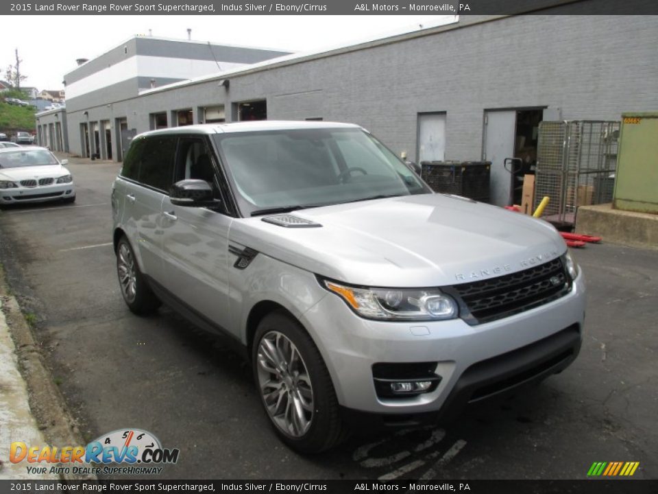 2015 Land Rover Range Rover Sport Supercharged Indus Silver / Ebony/Cirrus Photo #7