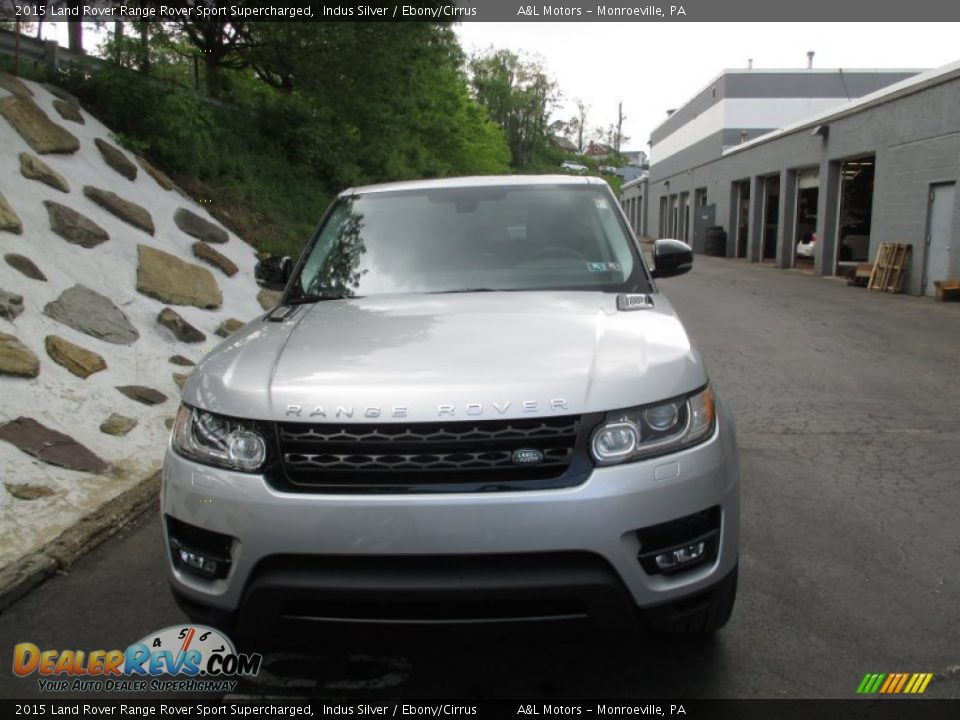 2015 Land Rover Range Rover Sport Supercharged Indus Silver / Ebony/Cirrus Photo #8
