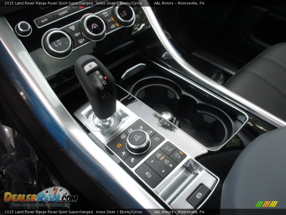 2015 Land Rover Range Rover Sport Supercharged Indus Silver / Ebony/Cirrus Photo #15