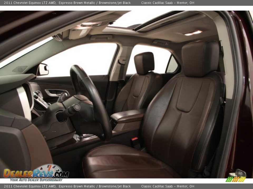 2011 Chevrolet Equinox LTZ AWD Espresso Brown Metallic / Brownstone/Jet Black Photo #5