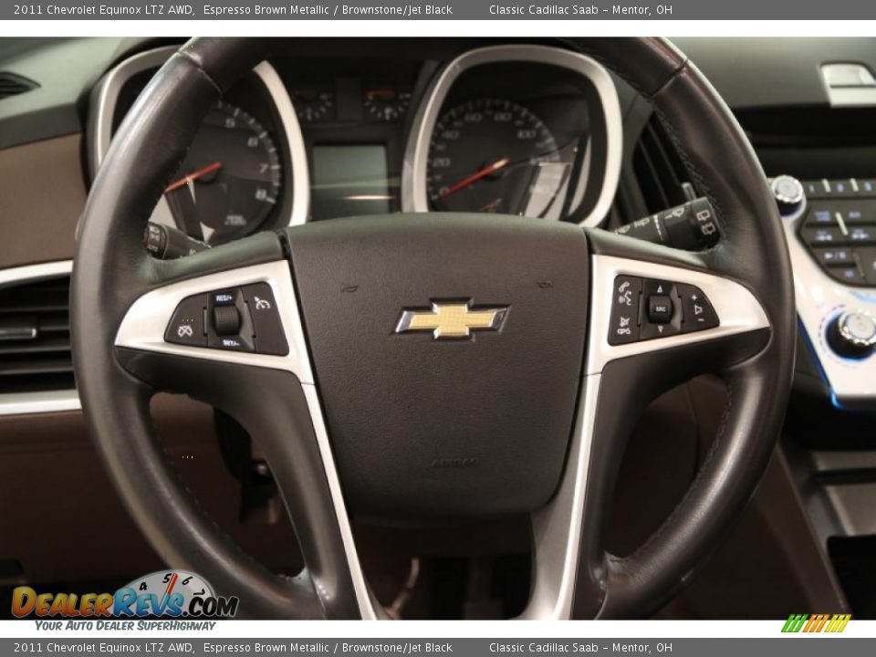 2011 Chevrolet Equinox LTZ AWD Espresso Brown Metallic / Brownstone/Jet Black Photo #6