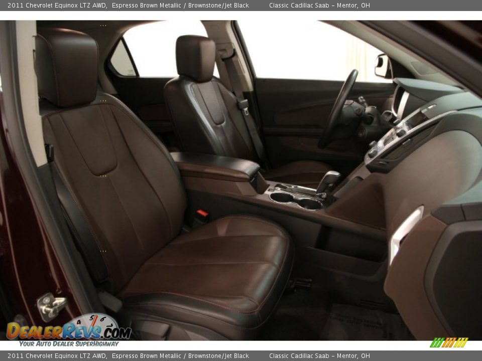 2011 Chevrolet Equinox LTZ AWD Espresso Brown Metallic / Brownstone/Jet Black Photo #11